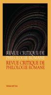 Revue critique de philologie romane (2015) vol.16 edito da Edizioni dell'Orso