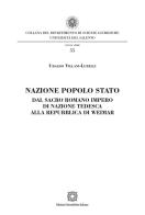 Nazione popolo stato di Ubaldo Villani-Lubelli edito da Edizioni Scientifiche Italiane