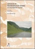 Advances in transportation studies. Special issue 2012 edito da Aracne