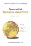 Fondamenti di statistica descrittiva di Donato Posa, Sandra De Iaco, Monica Palma edito da Giappichelli