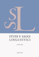 Studi e saggi linguistici (2023) vol.1 edito da Edizioni ETS