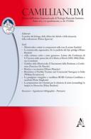 Camillianum. Rivista dell'Istituto internazionale di Teologia Pastorale Sanitaria vol.46-47 edito da Aracne