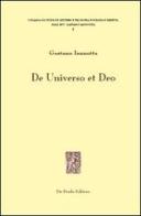 De universo et deo di Gaetano Iannotta edito da De Frede