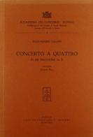 Concerto a quattro in re maggiore n. 3 di Baldassarre Galuppi edito da Olschki