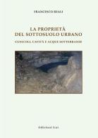 Le proprietà del sottosuolo urbano. Cunicoli, cavità e acque sotterranee di Francesco Reali edito da Luì (Chiusi Scalo)