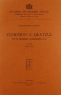 Concerto a quattro in mi bemolle maggiore n. 5 di Baldassarre Galuppi edito da Olschki