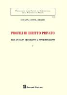 Profili di diritto privato tra antico, moderno e postmoderno di Giovanna Coppola edito da Giuffrè