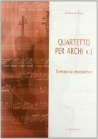 Quartetto per archi vol.1 di Federico Gon edito da Sillabe