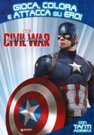 Captain America. Civil War. Gioca colora attacca eroi. Con adesivi. Ediz. illustrata edito da Marvel Libri