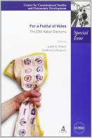 For a fistful of votes. The 2006 italian elections edito da CLUEB