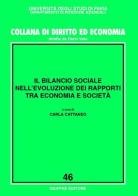 Il bilancio sociale nell'evoluzione dei rapporti tra economia e società edito da Giuffrè