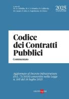 Codice dei contratti pubblici commentato 2025 edito da Il Sole 24 Ore