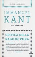 Critica della ragion pura di Immanuel Kant edito da UTET