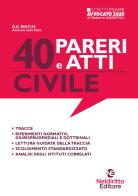 40 pareri e atti. Civile di Davide Giovanni Pintus edito da Neldiritto Editore