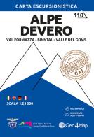 Alpe Devero. Val Formazza, Binntal, Valle del Goms 1:25.000 edito da Geo4Map