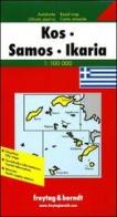 Kos, Samos, Ikaria 1:100.000 edito da Touring