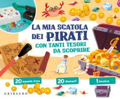 La mia scatola dei pirati con tanti tesori da scoprire. Ediz. a colori. Con 20 monete d'oro, 20 diamanti e 1 forziere edito da Gribaudo