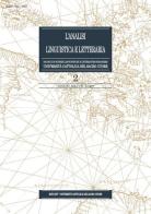 L' analisi linguistica e letteraria (2020) vol.2 edito da EDUCatt Università Cattolica