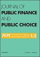 Journal of public finance and public choice (2011) vol. 1-3 edito da Gangemi Editore
