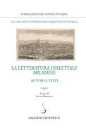 La letteratura dialettale milanese vol.2 edito da Salerno