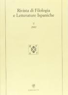 Rivista di filologia e letterature ispaniche vol.5 edito da Edizioni ETS