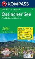 Carta escursionistica n. 62. Austria. Carinzia. Ossiacher See, FeldKirchen in Kärnten 1:25.000. Con carta panoramica. Adatto a GPS. DVD-ROM digital map. Ediz. biling edito da Kompass