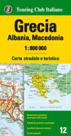 Grecia, Albania, Macedonia 1:800.000. Carta stradale e turistica. Ediz. multilingue edito da Touring