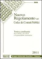 Nuovo regolamento del codice dei contratti pubblici edito da Edizioni Giuridiche Simone