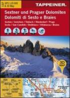 Winter Wonderland Dolomiti di Sesto e Braies. Sesto, San Candido, Dobbiaco, Villabassa... Carta topografica 1:25.000. Con panoramiche 3D. Ediz italiana e tedesca. Ed edito da Tappeiner