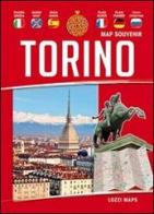 Torino map souvenir. Guida e mappa edito da Lozzi Publishing