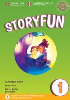 Storyfun for Starters, Movers and Flyers. Starters 1. Teacher's Book with Audio mp3. Con File audio per il download di Karen Saxby edito da Cambridge