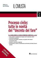 Processo civile: tutte le novità del «decreto del fare» di Giuseppe Buffone edito da Giuffrè