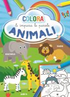 Animali. Colora e impara le parole. Ediz. illustrata edito da La Rana Volante