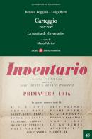 Carteggio. 1931-1946. La nascita di «Inventario» di Renato Poggioli, Luigi Berti edito da Società Editrice Fiorentina