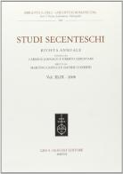 Studi secenteschi vol.49 edito da Olschki