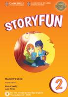 Storyfun for Starters, Movers and Flyers. Starters 2. Teacher's Book with Audio mp3. Con File audio per il download di Karen Saxby edito da Cambridge