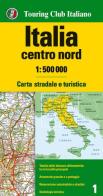 Italia centro nord 1:500.000. Carta stradale e turistica edito da Touring