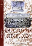 Minima epigraphica et papyrologica. Anno IV vol.5 edito da L'Erma di Bretschneider
