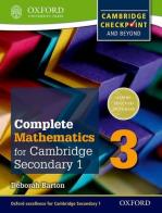 Complete mathematics for Cambridge IGCSE secondary 1. Checkpoint-Student's book. Per la Scuola media. Con espansione online vol.3 edito da Oxford University Press
