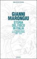 Storia del fisco in Italia vol.1 di Giovanni Marongiu edito da Einaudi