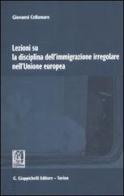 Lezioni su la disciplina dell'immigrazione irregolare nell'Unione Europea di Giovanni Cellamare edito da Giappichelli