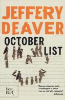 October List di Jeffery Deaver edito da Rizzoli