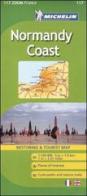 Normandy Coast 1:150.000. Ediz. inglese e francese edito da Michelin Italiana