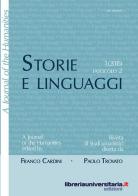 Storie e linguaggi. Rivista di studi umanistici (2015) vol. 2 edito da libreriauniversitaria.it