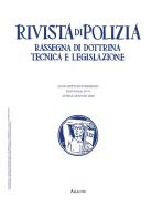 Rivista di polizia. Rassegna di dottrina tecnica e legislazione (2020) vol.4-5 edito da Aracne