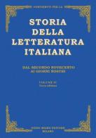 Contributi per la storia della letteratura italiana vol.4 edito da Guido Miano Editore