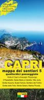 Mappa dei sentieri di Capri. Scala 1:10.000 vol.5 di Gabriele Cavalierie edito da Officine Zephiro