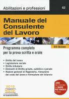 Manuale del consulente del lavoro. Programma completo per la prova scritta e orale edito da Edizioni Giuridiche Simone