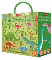 The dinosaurs. Q-box. Ediz. a colori. Con puzzle edito da Sassi