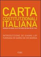 Carta Costituzionali italiana. (Donada in Roma su 27 de mesi de idas de su 1947) edito da CUEC Editrice